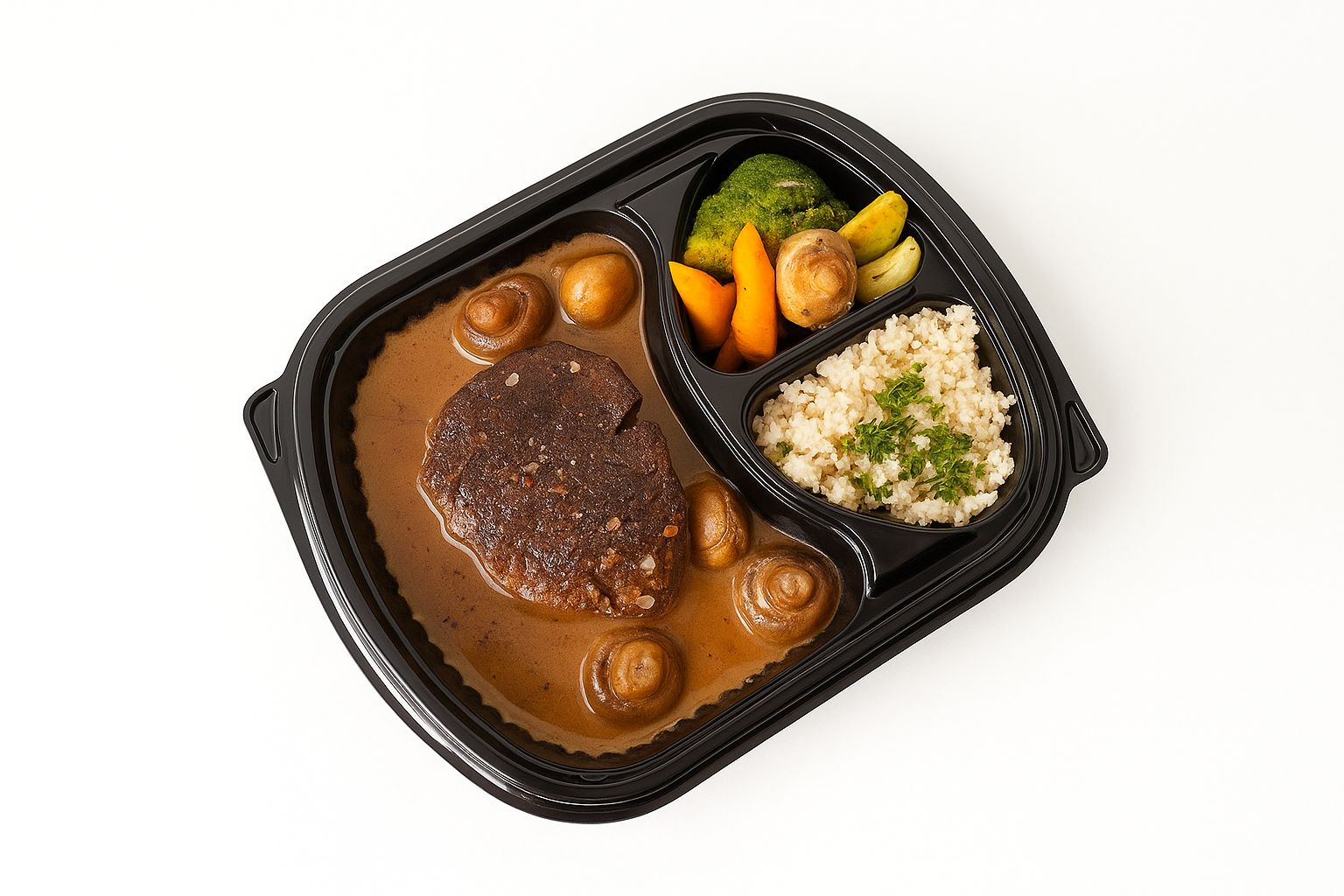 Filet Steak with Mushrooms & Demi-Glace